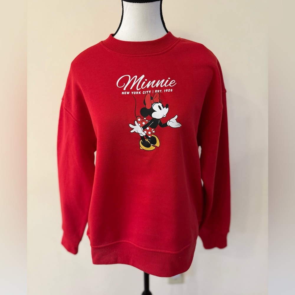 Disney Minnie Mouse Red Crewneck - Picture 1 of 5